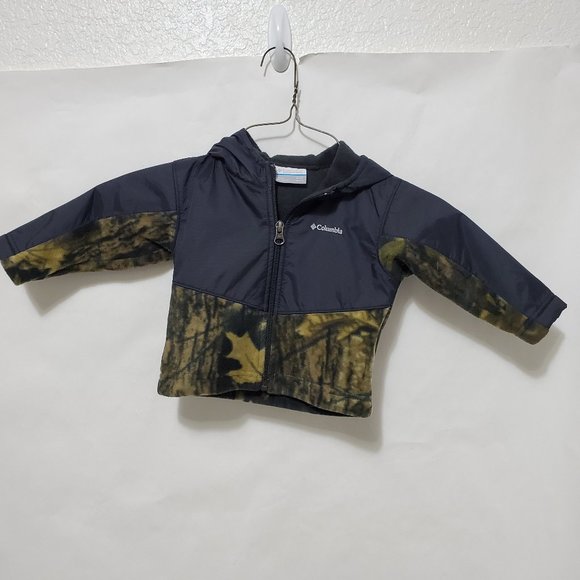 Columbia Other - Infant 6 12 month black camo Columbia zip up coat